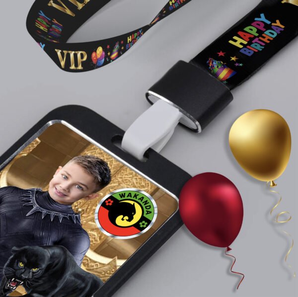 Birthday VIP Badges-Avengers Black Panther - Image 3