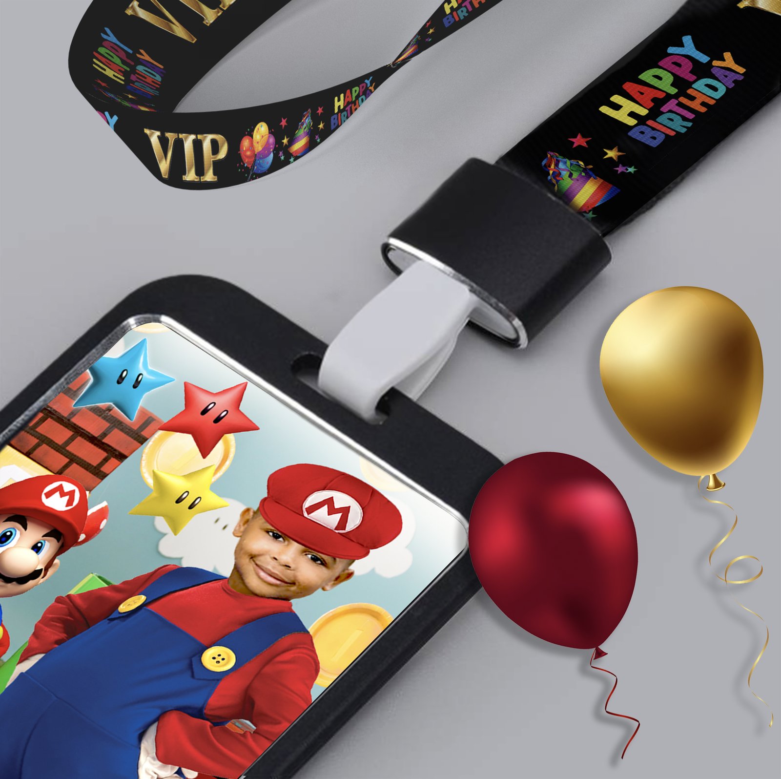Birthday VIP Badges-Super Mario - Image 2