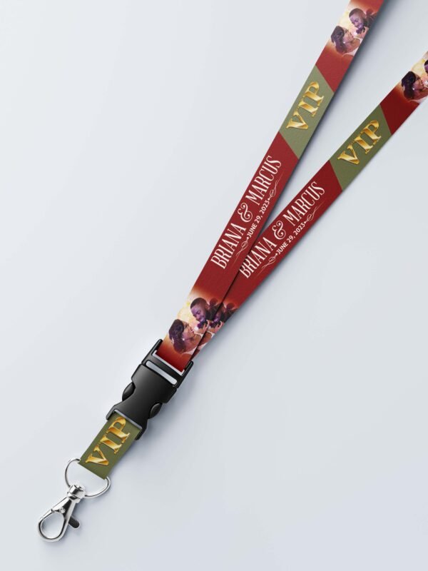 Weddings VIP Badges with Personalized Lanyards - Image 4