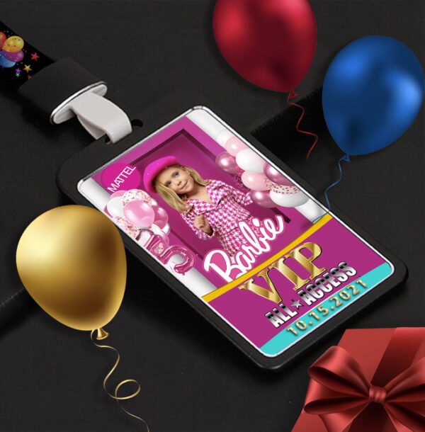 Birthday VIP Badges-Barbie