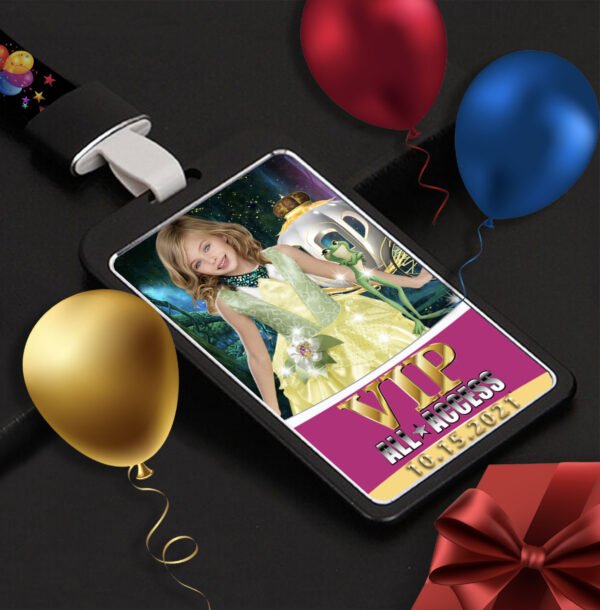 Birthday VIP Badges-Princess Tiana (Princess and the Frog)