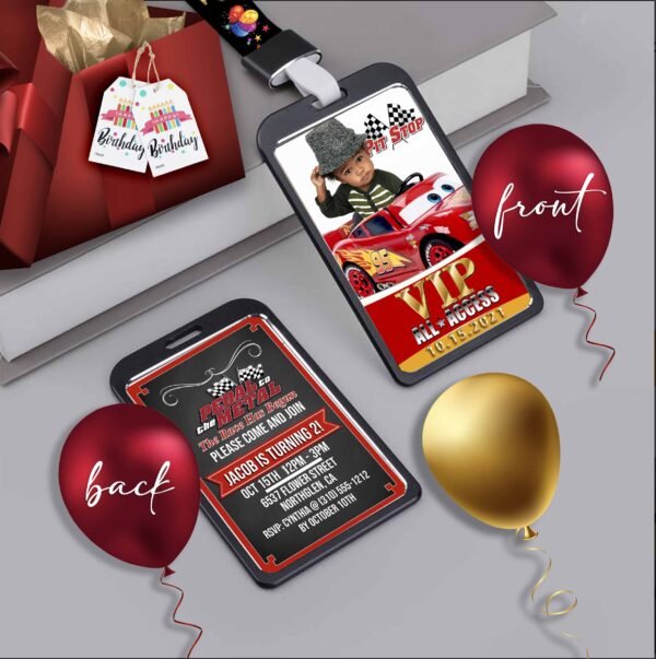 Birthday VIP Badges-Disney Cars - Image 4