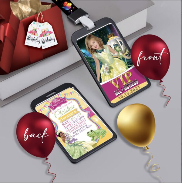 Birthday VIP Badges-Princess Tiana (Princess and the Frog) - Image 4