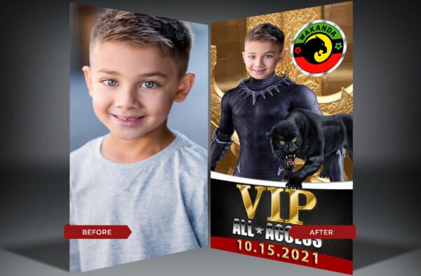Birthday VIP Badges-Avengers Black Panther - Image 5