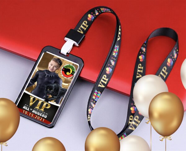 Birthday VIP Badges-Avengers Black Panther - Image 2