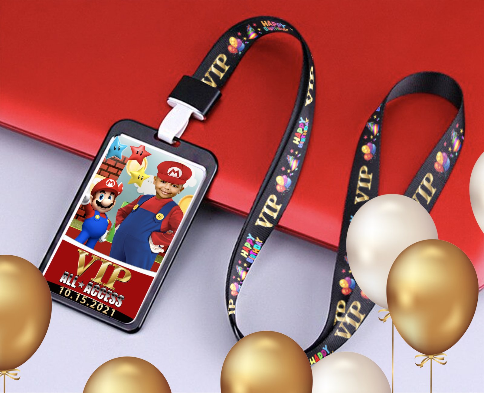 Birthday VIP Badges-Super Mario - Image 3