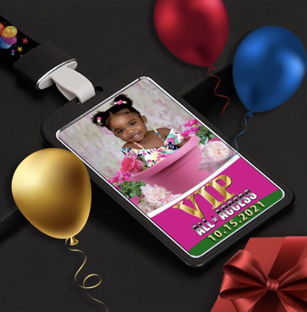 Birthday VIP Badges-Potted Plant