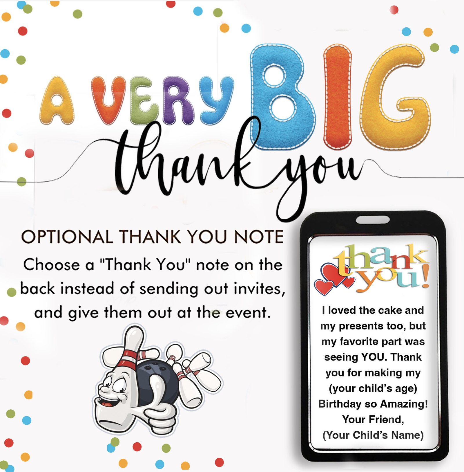 Birthday VIP Badges-Bowling - Image 6