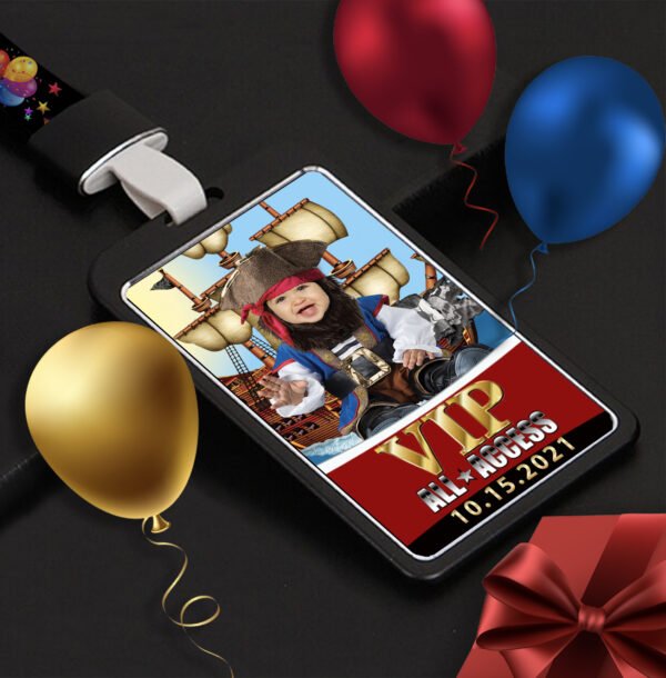 Birthday VIP Badges-Baby Pirate