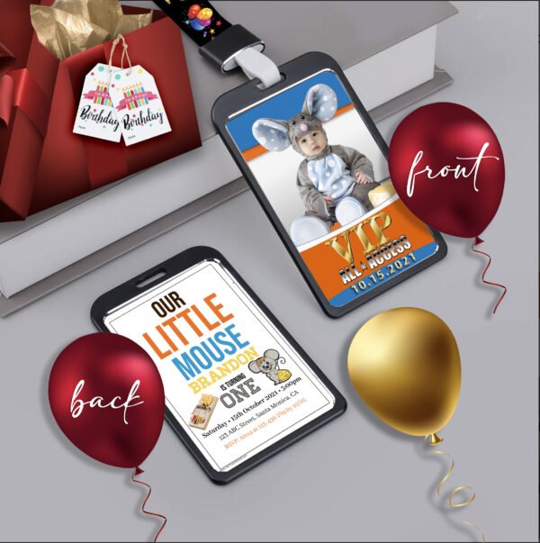 Birthday VIP Badges-Little Mouse - Image 4