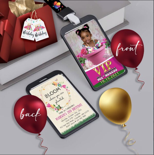 Birthday VIP Badges-Potted Plant - Image 4