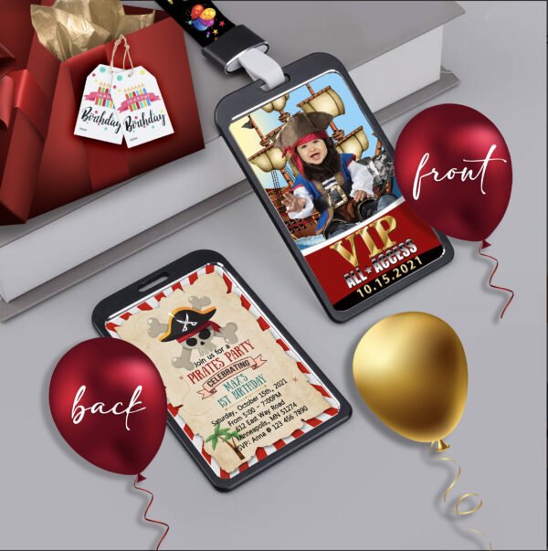 Birthday VIP Badges-Baby Pirate - Image 4