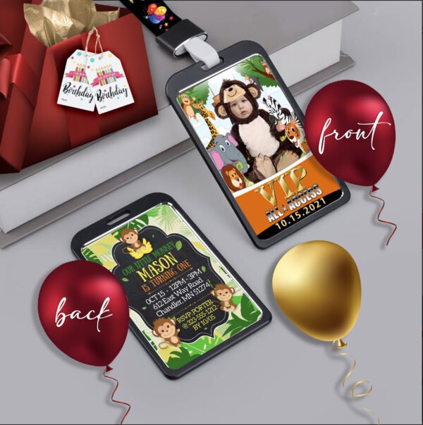 Birthday VIP Badges-Little Monkey - Image 4