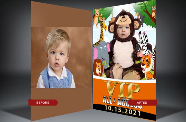 Birthday VIP Badges-Little Monkey - Image 5