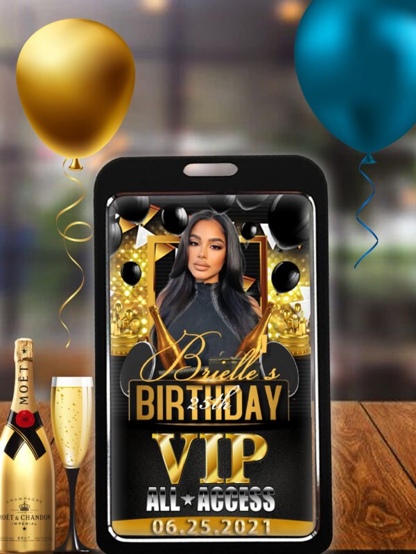 Adult Birthday VIP Badges - Image 2