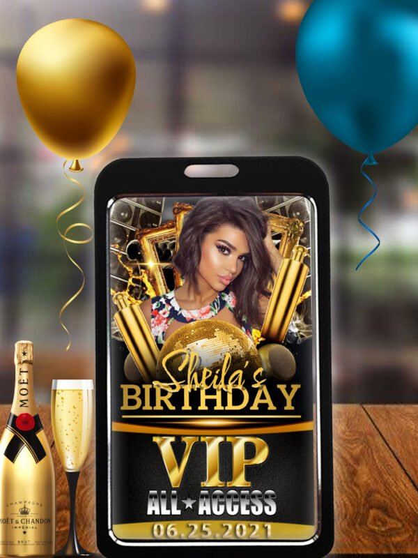Adult Birthday VIP Badges - Image 2